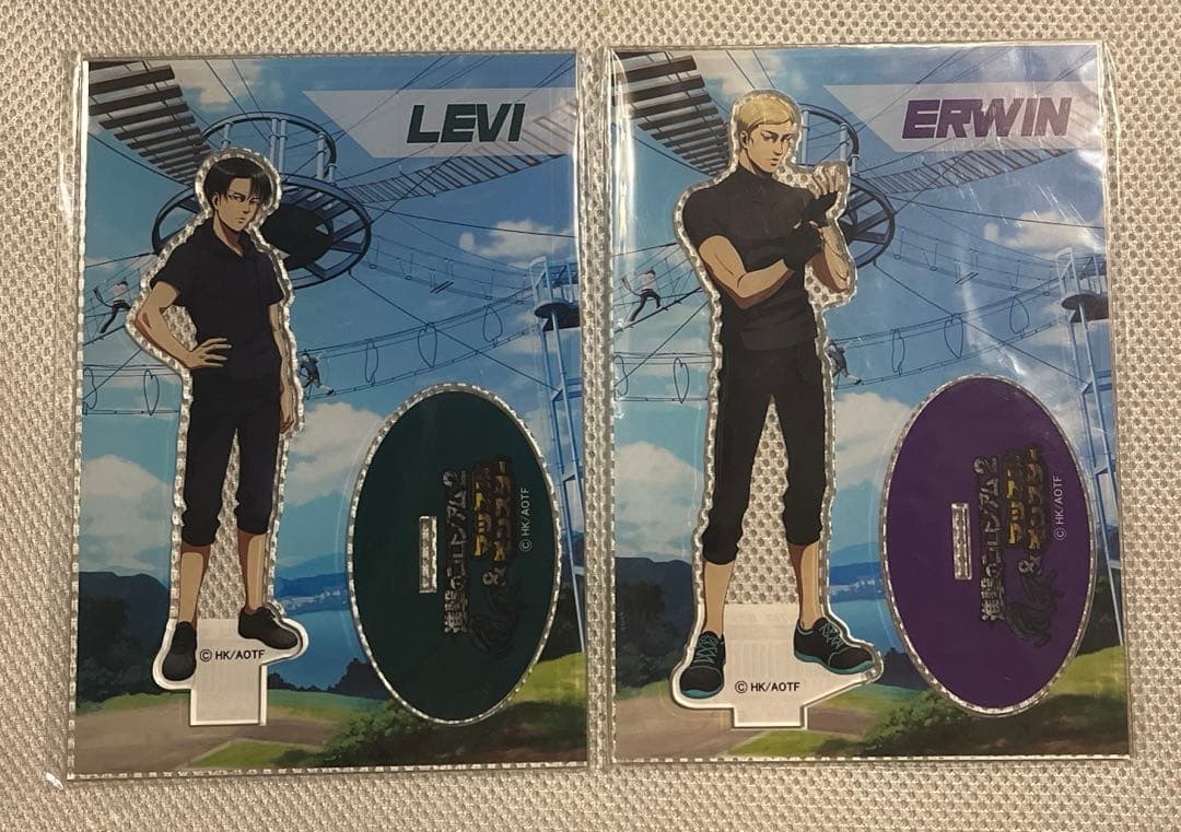 未開封 進撃の巨人 マッスルモンスター アクリルスタンリヴァイ エルヴィン AMNIBUS-日常使いできるアニメグッズの通販サイト-