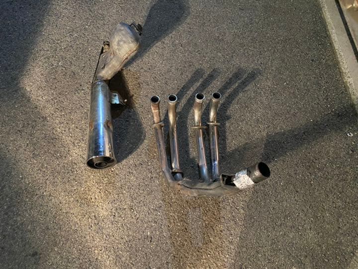 xjr400純正マフラー - メルカリ