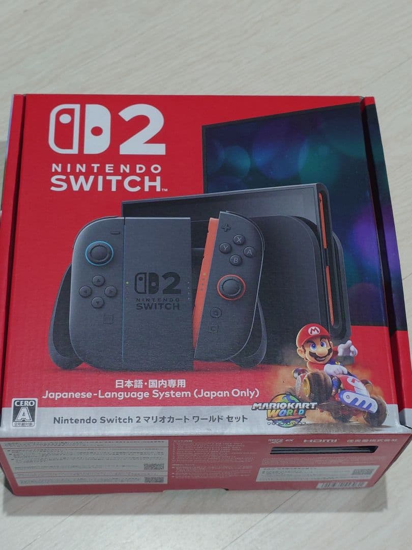 Nintendo Switch 2 日本語版 マリオカートセット　延長保証２年付 楽天ブックス: 【セット商品】Nintendo Switch 2（日本語・国内専用