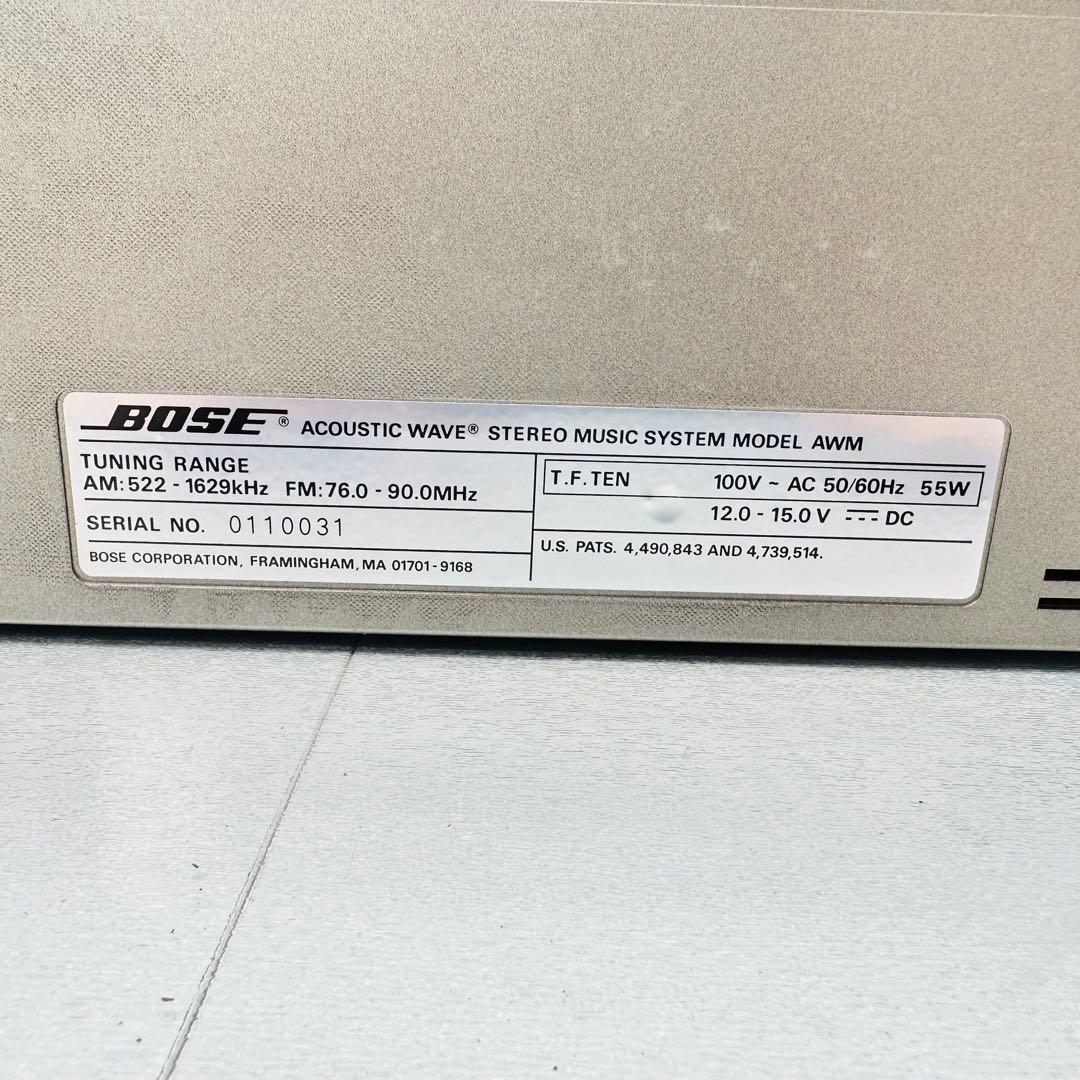 BOSE WAVE MODEL AWM ゴールド CD カセット - メルカリ