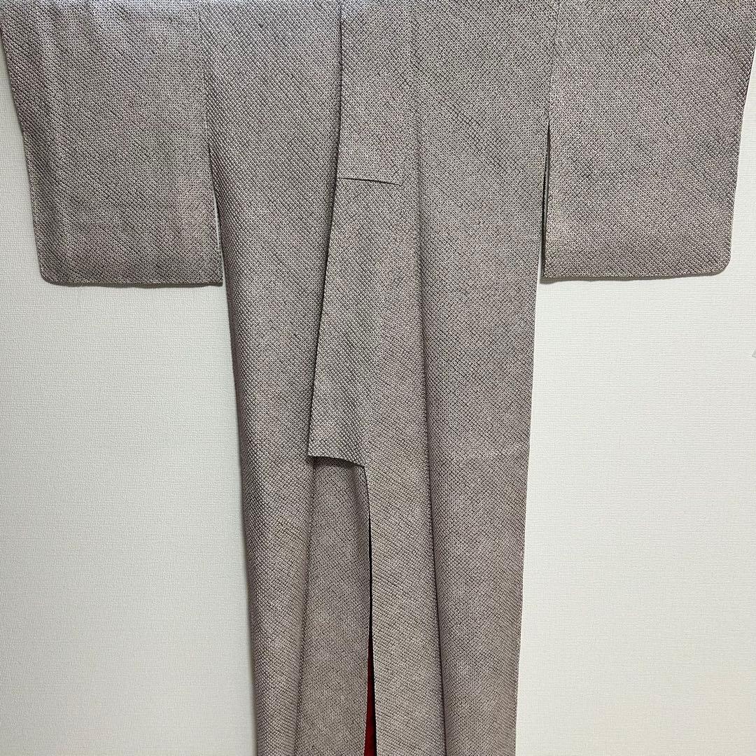 未使用品　カワイイ　総絞りの小紋　着物スキ倶楽部　４８０