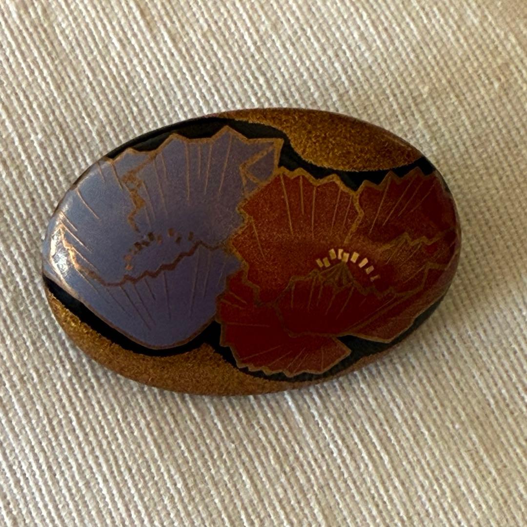 本蒔絵 ブローチ 金蒔絵｜本蒔絵 ブローチ 金蒔絵 【公式通販】