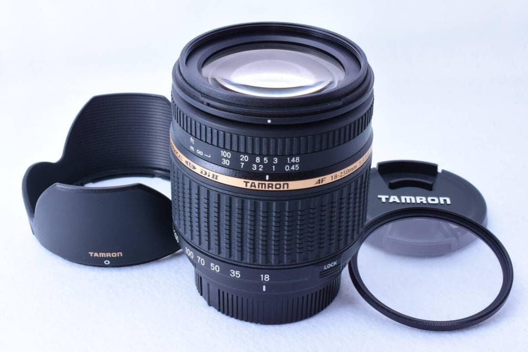 【超広角～望遠レンズ】TAMRON 18-250mm Di II ニコン マクロ TAMRON - 【超広角～望遠レンズ】TAMRON 18-250mm Di II ニコン マクロ