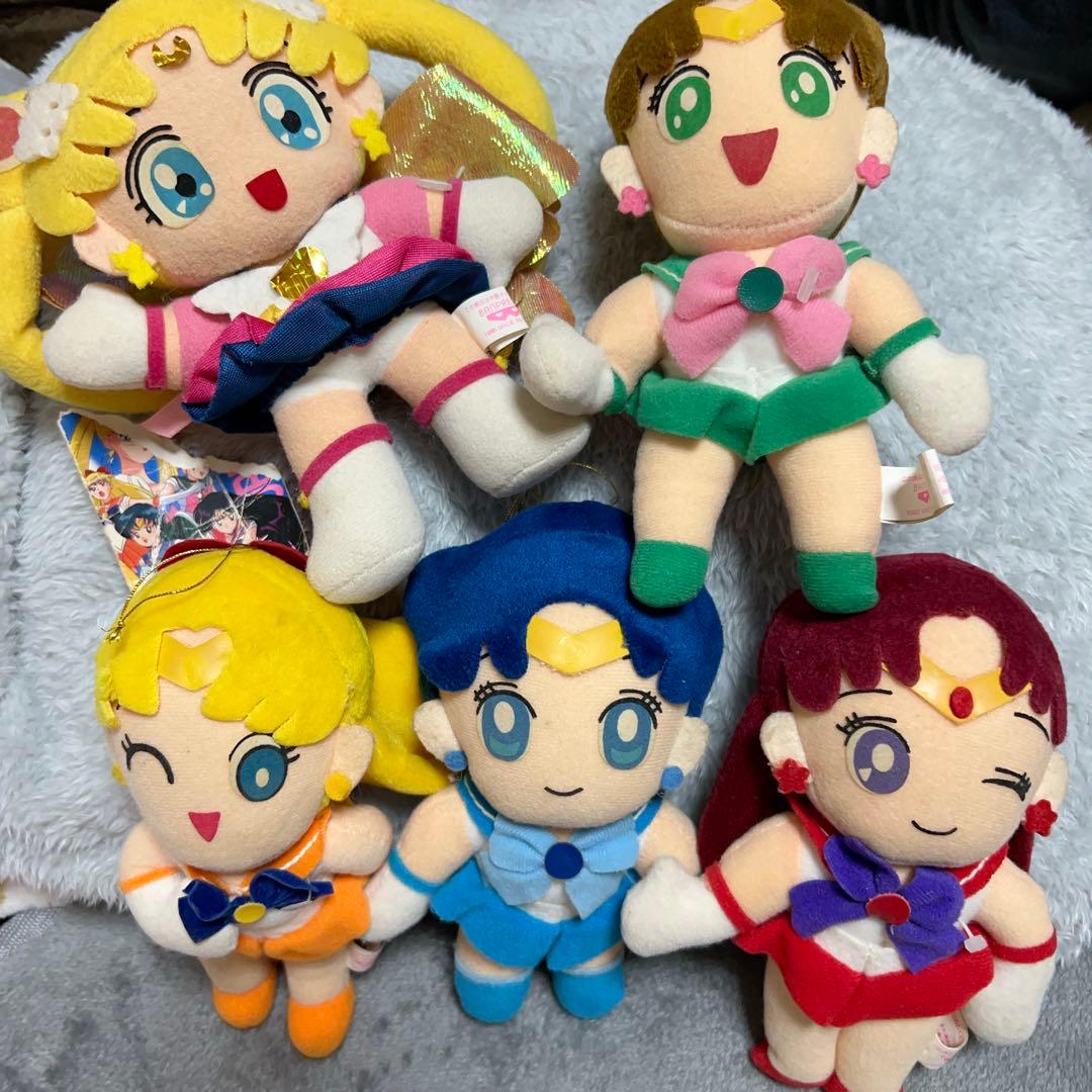 90年代 レア 当時物 セーラームーン ぬいぐるみ 5体セット - メルカリ
