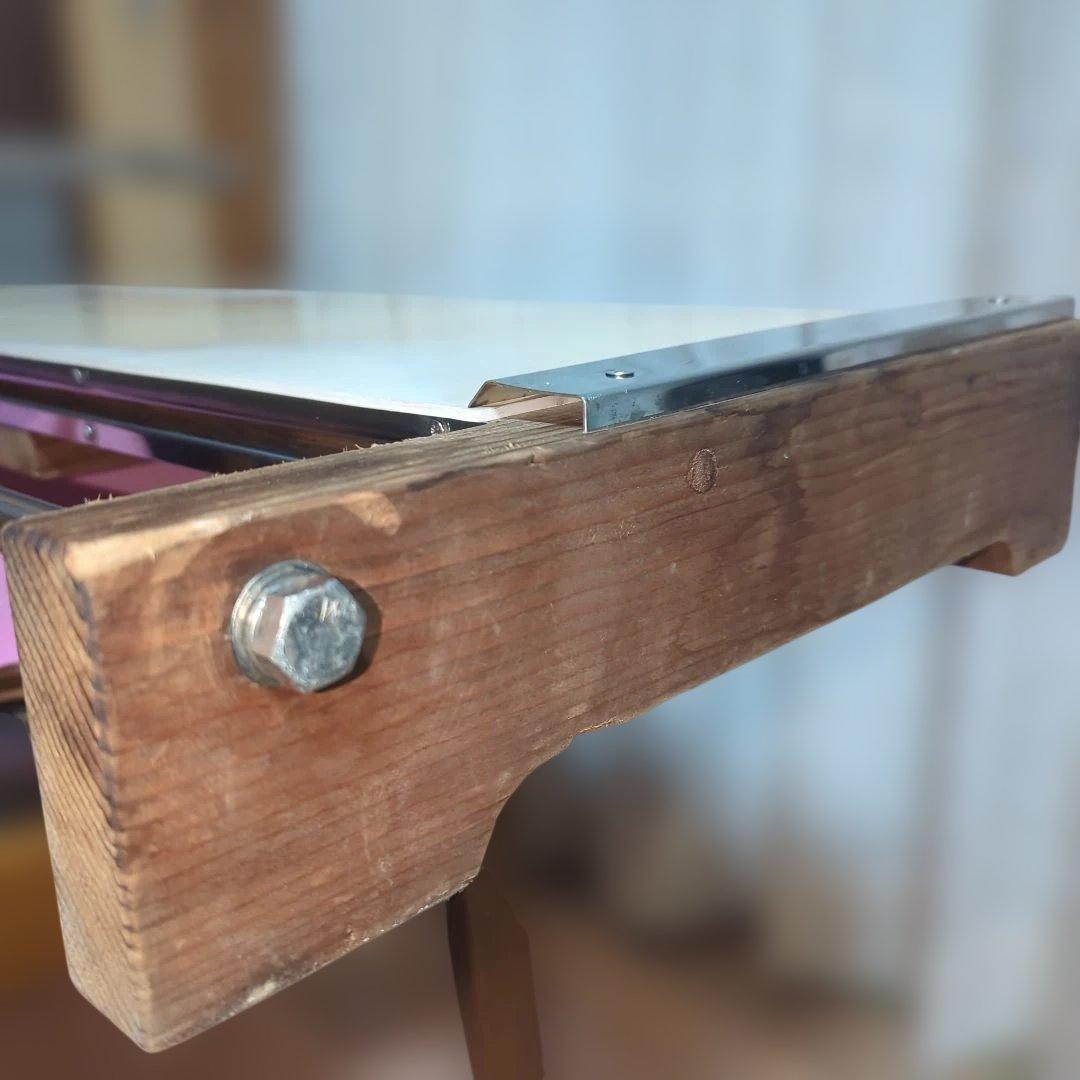 麺切りカッター 麺切り台 完動品 台の下部の横木が1