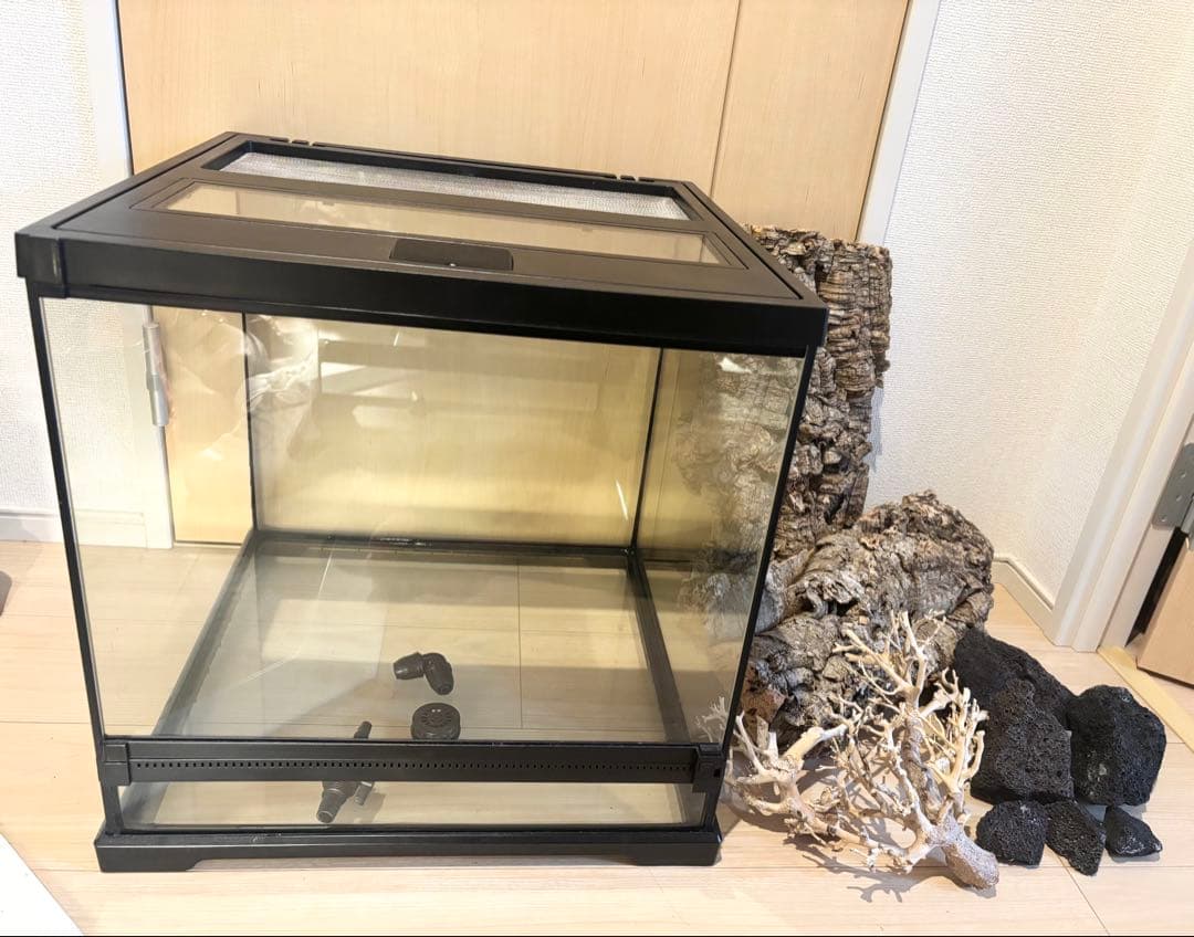 GEX エキゾテラ グラステラリウム4545 爬虫類 飼育ゲージ ドレイン グラステラリウム4545 エキゾテラ GEX ガラス飼育ケージ 販売 通販