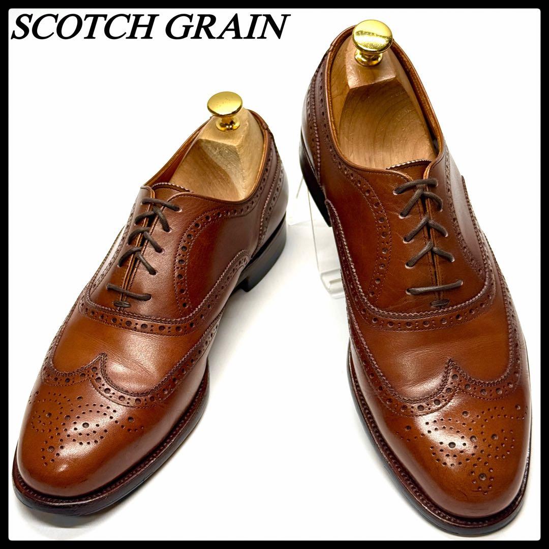 SCOTCH GRAIN スコッチグレイン ウィングチップ ビジネスシューズ 楽天市場】【一生モノの定番】本革 ビジネスシューズ 日本製 スコッチ