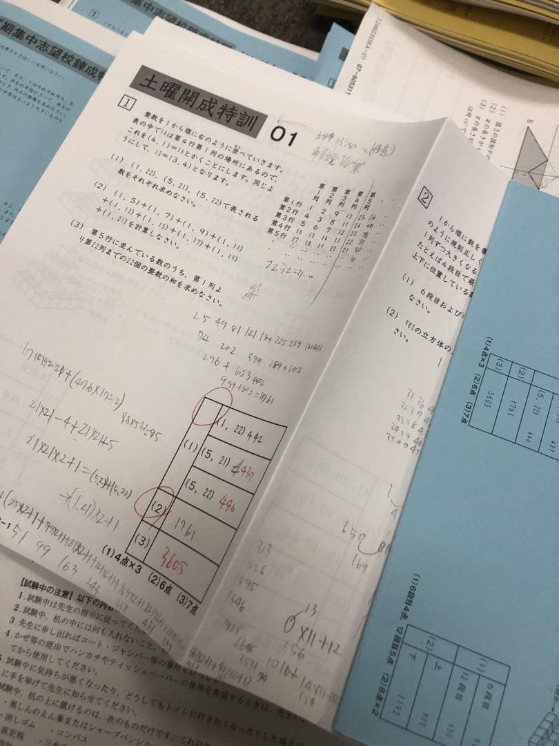 サピックス6年算数 開成対策 デイリー/春夏/日特/冬期/正月他 2025年