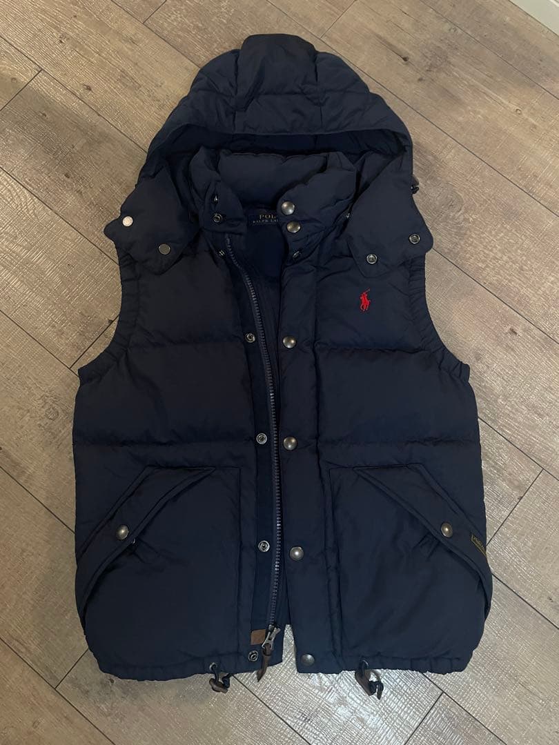 アメカジ☆ラルフローレン ダウンベスト 中古・古着通販】POLO RALPH LAUREN (ポロ・ラルフローレン) ダウン