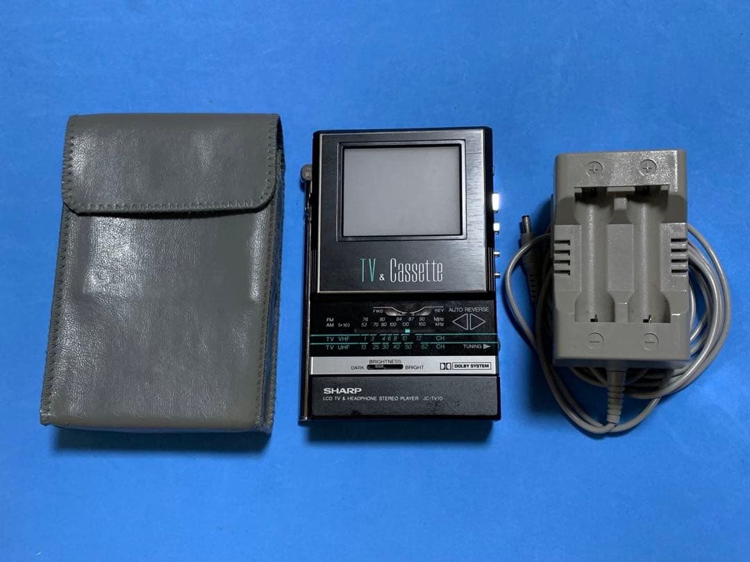 SHARP JC-TV10 TV & カセットプレーヤー Sharp JC-TV10 ▷ Walkman.land