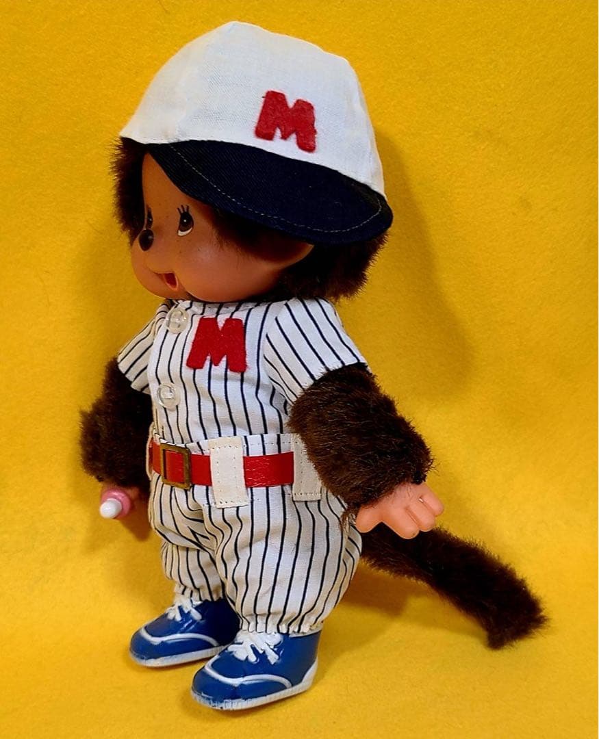 70年代モンチッチsekiguchIぬいぐるみ用高校野球ユニフォーム靴