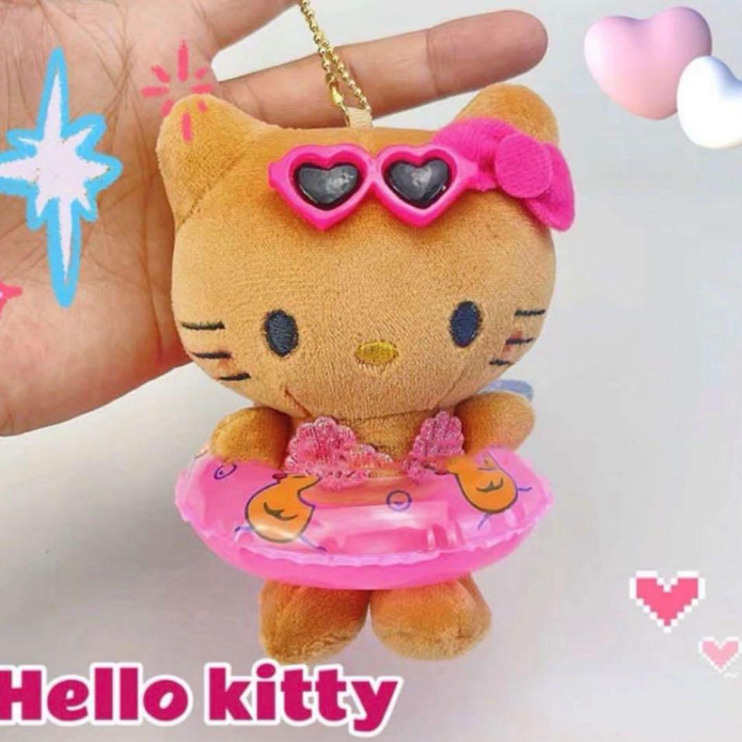 再入荷】ガングロキティ 日焼けキティ キーホルダー - メルカリ