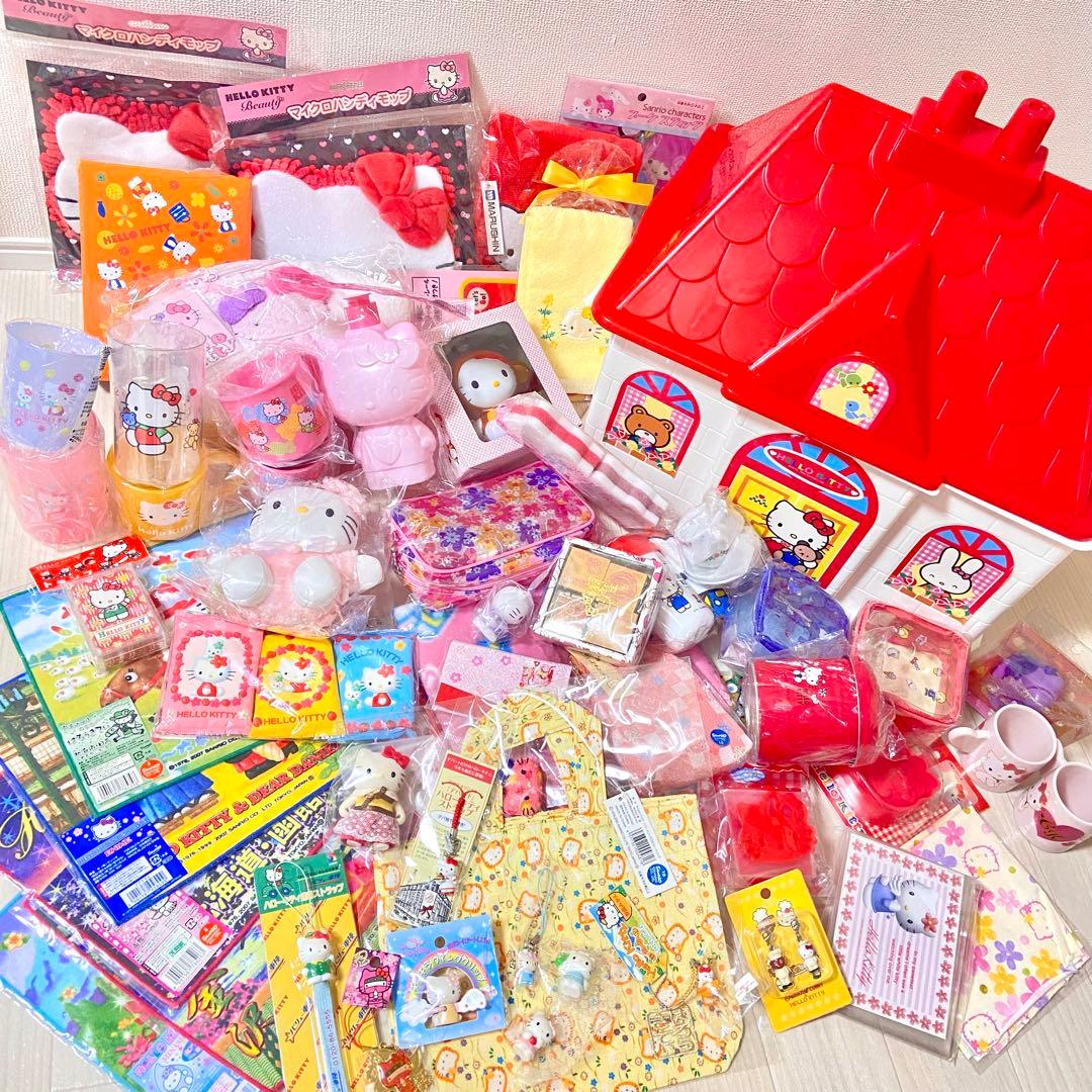 大量！サンリオ キティ 家 収納ボックス ケース まとめ売り ご当地キティ 他 sanrio（サンリオ） 折りたたみコンテナ M ハローキティ コンテナ 収納