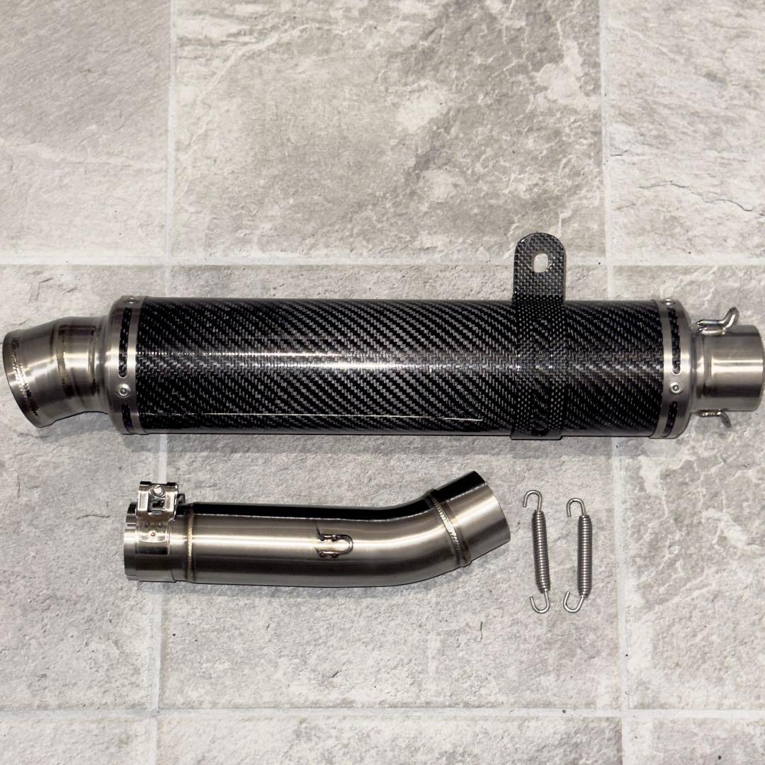 CB400SF NC42 LCI製 ラウンドカーボン スリップオン マフラー CB400SF NC42 LCI製 ラウンドステンレス スリップオン マフラー - メルカリ