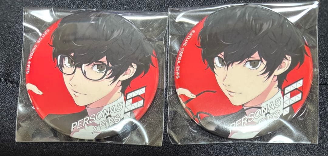 シークレット有り】ペルソナ FiFS 缶バッジ 主人公 雨宮蓮 ジョーカー