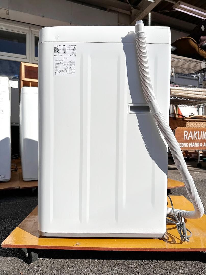 ★771 シャープ 縦型全自動洗濯機 6.0kg 2022年製 ES-GE6F