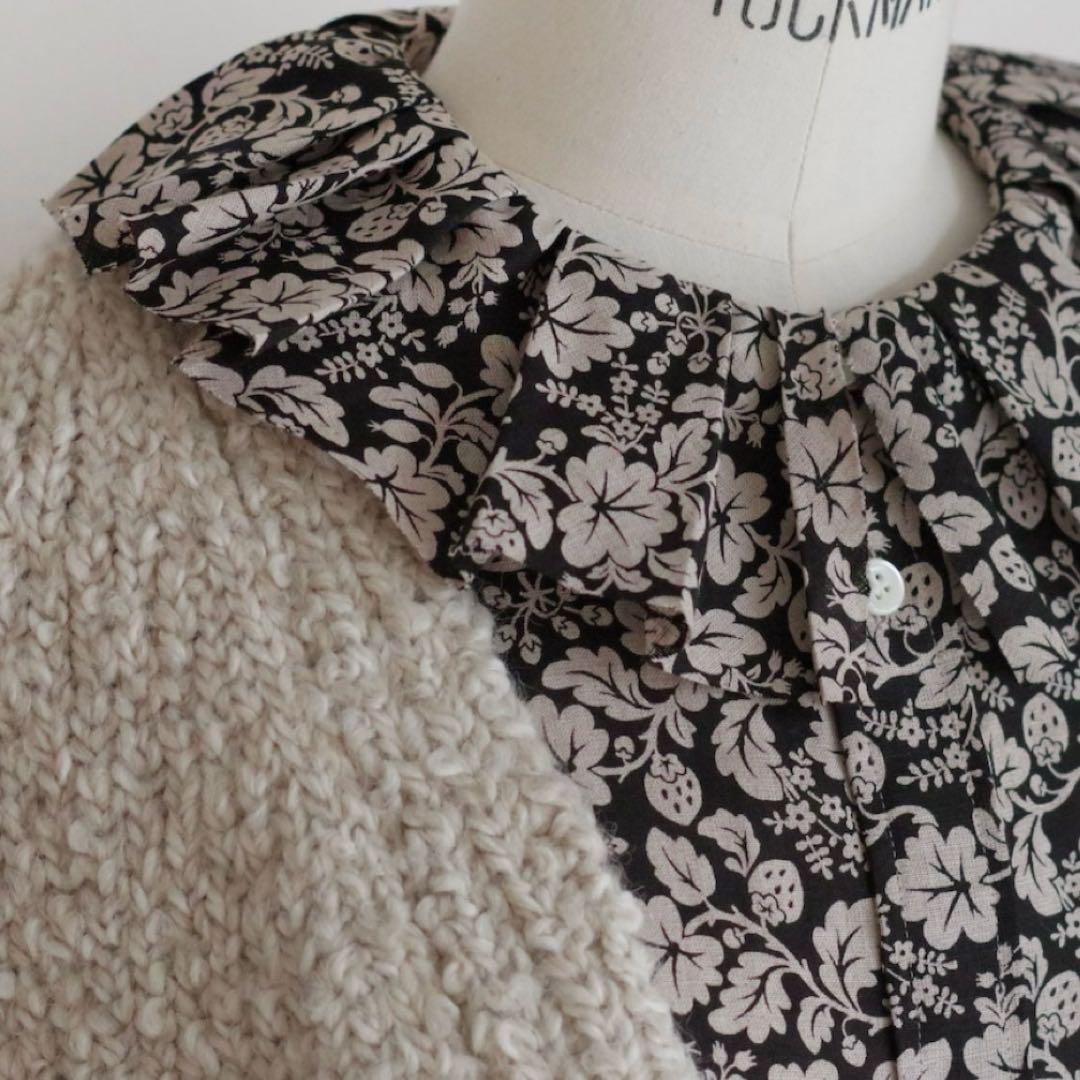 オールドマンズテーラー ワイルドベリー ラッフルカラーブラウス 新品