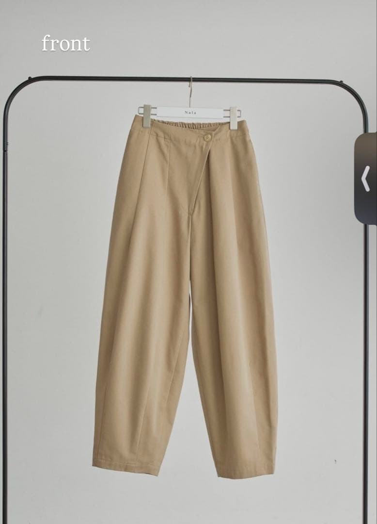 【美品】Nala コクーンチノパンツM cocoon chino pants コクーンチノパンツ｜COCOON CHINO PANTSの通販｜regleam
