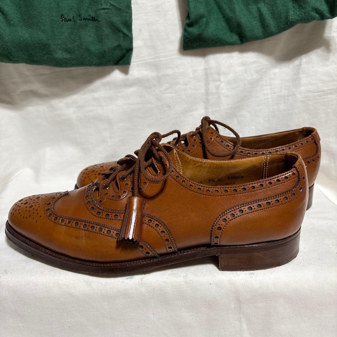 Paul Smith 英国製 ウイングチップ サイズ約26cm美品-新入荷品