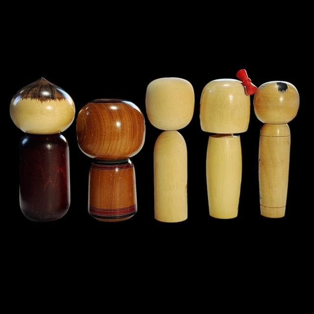 【日本伝統】こけし 小中サイズ 5.5～19.5cm おまとめ【25体セット】