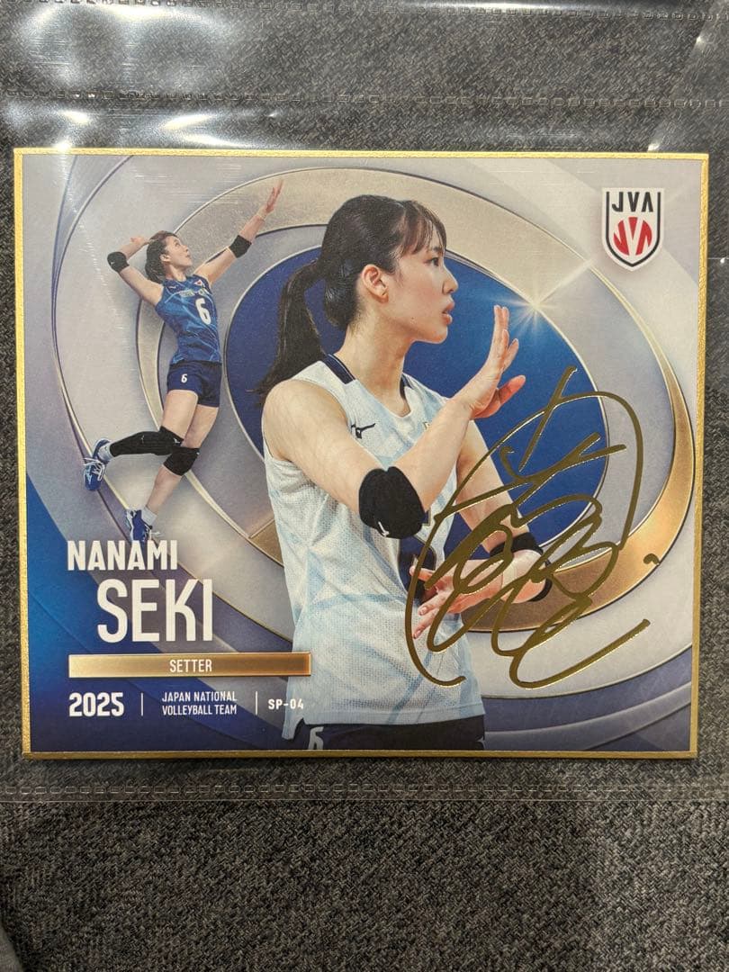 関菜々巳 バレーボール女子日本代表 トレーディングmini色紙 - メルカリ