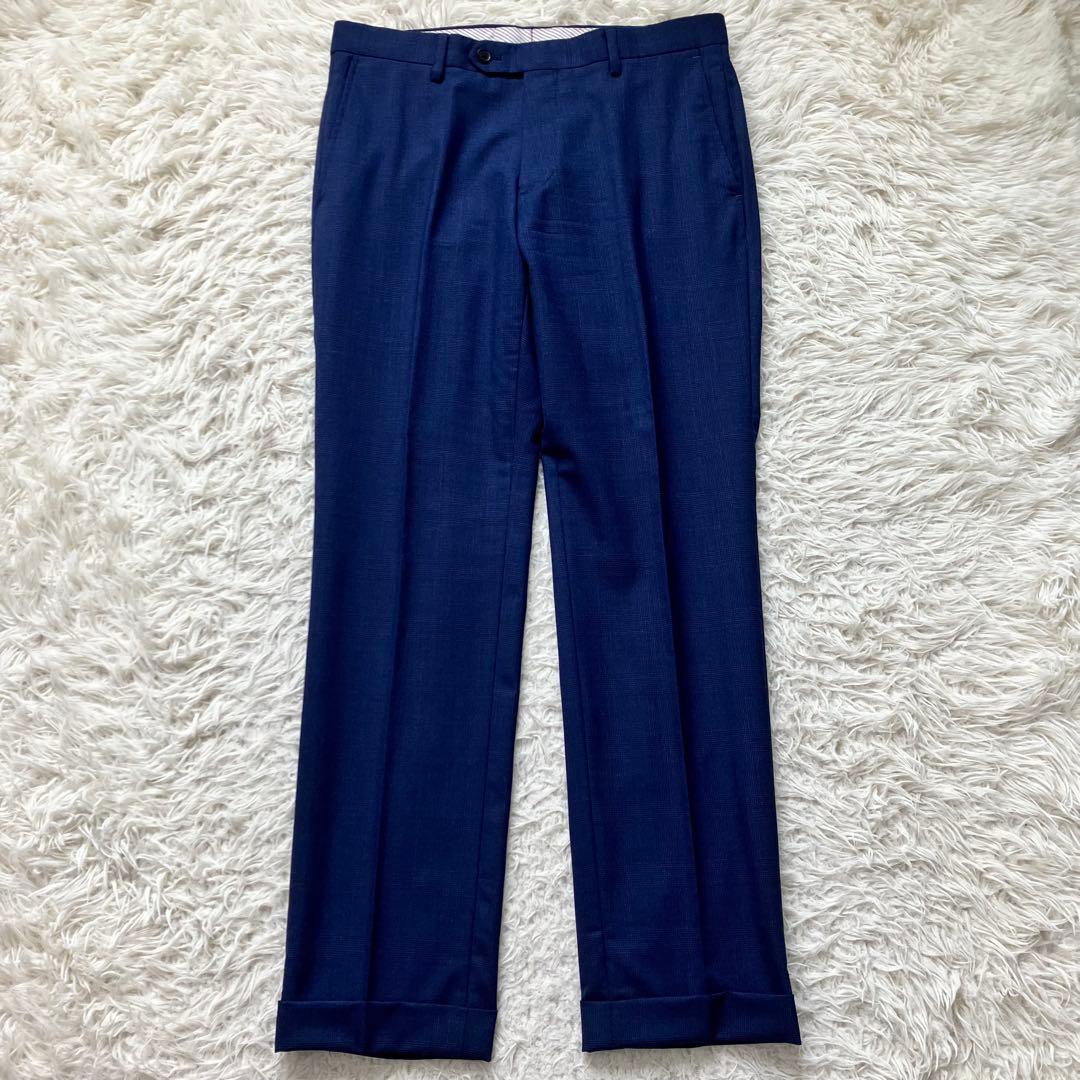 《極美品早い者勝ち》グリーンレーベルリラクシングスーツセットアップネイビー