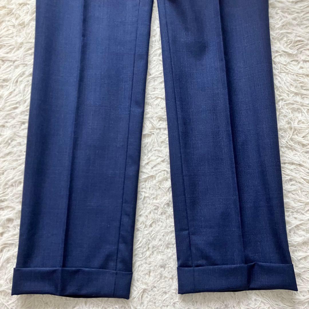 《極美品早い者勝ち》グリーンレーベルリラクシングスーツセットアップネイビー