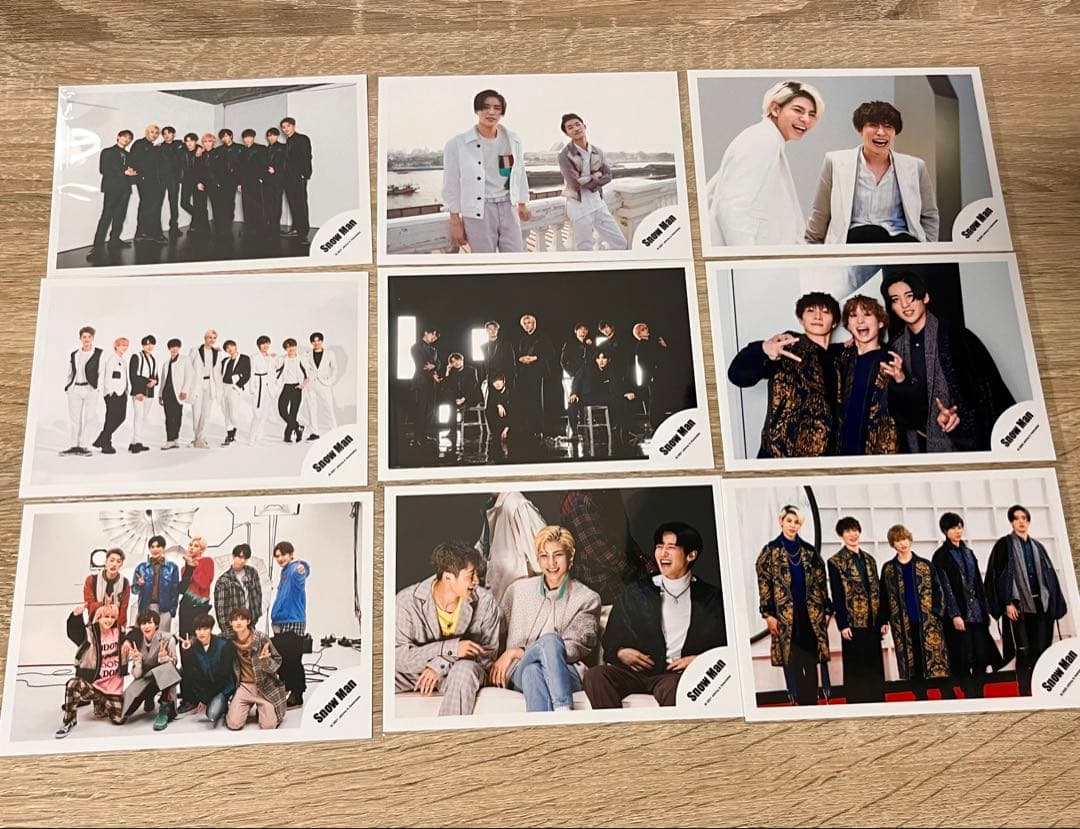 SnowMan 公式写真 集合・混合 ましかくフォト まとめ売り - メルカリ