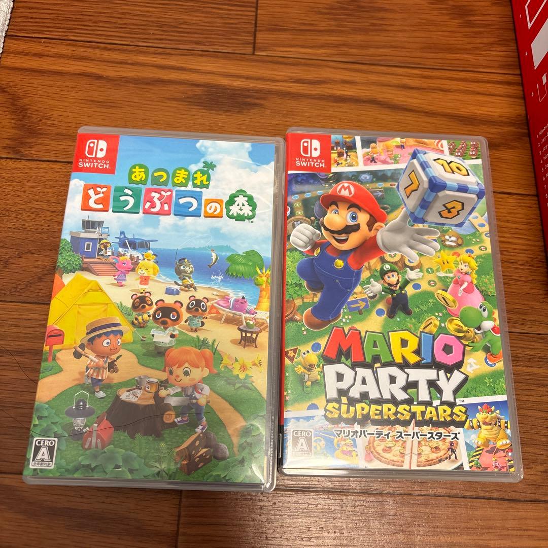Nintendo Switch 付属品、マリオパーティー、あつまれどうぶつの森の