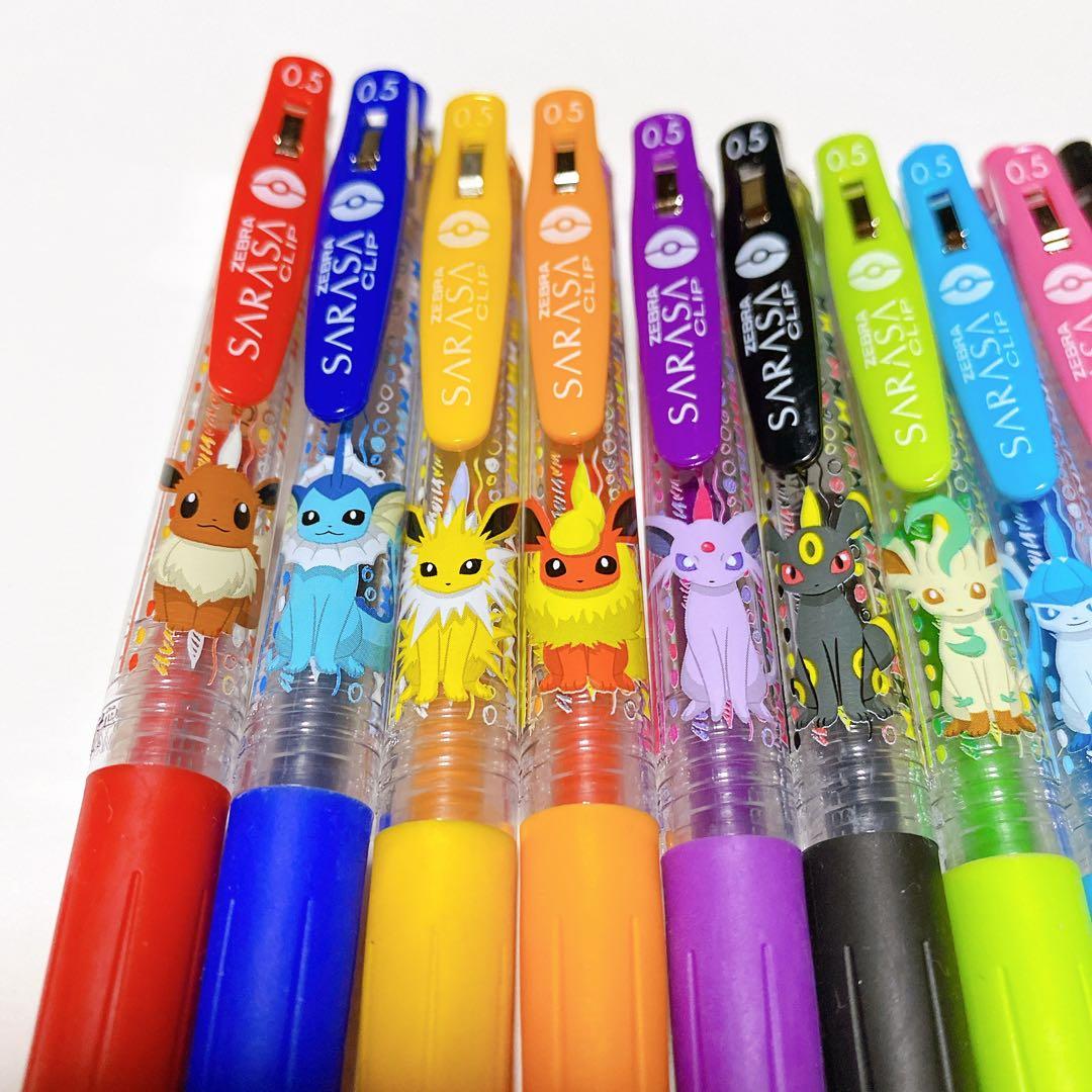 sarasa ボールペン ポケットモンスター イーブイフレンズ ピカチュウ