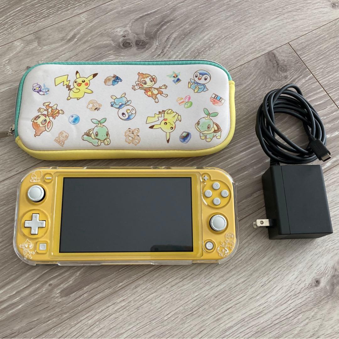 ニンテンドースイッチライト ポケモン ケース カバー付 - メルカリ