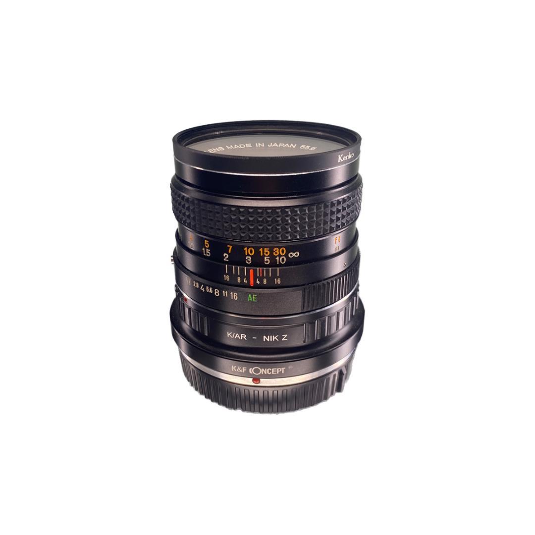 再値下げKonica 50mm F1.7＆K&F Zマウント用マウントアダプター 再値下げKonica 50mm F1.7＆K&F Zマウント用マウントアダプター - メルカリ