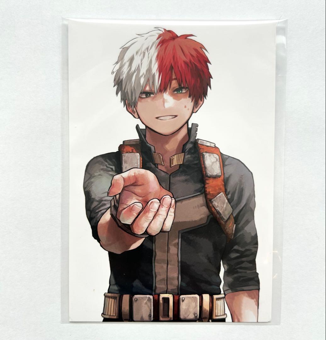 ヒロアカ 轟焦凍 最終巻 42巻 特典 イラストカード 【おまけ付き