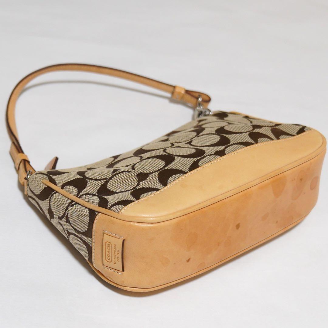 コーチ アクセサリーポーチ ワンショルダー キャンバス シグネチャー