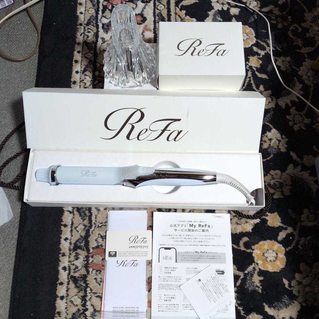 リファアイロンスタンド付き ホルダースタンド付き⭐︎リファ Refa フィンガーアイロンST ホワイト