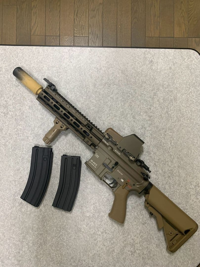 ◆GW限定値下げ◆美品◆HK416 デルタカスタム 東京マルイ】HK416 DELTA カスタム｜次世代電動ガン｜TANカラー