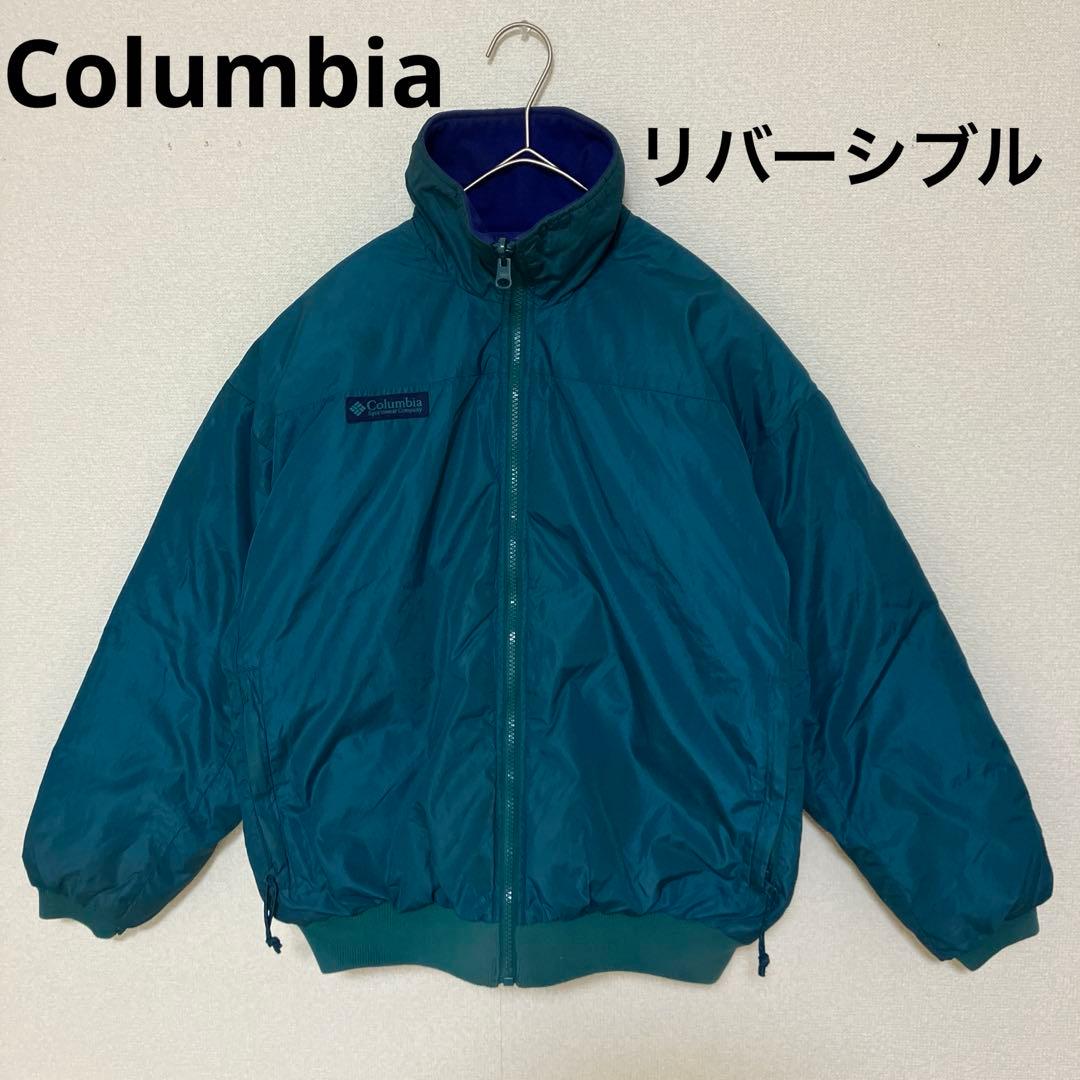Columbia コロンビア リバーシブル ダウンジャケット Mサイズ - メルカリ