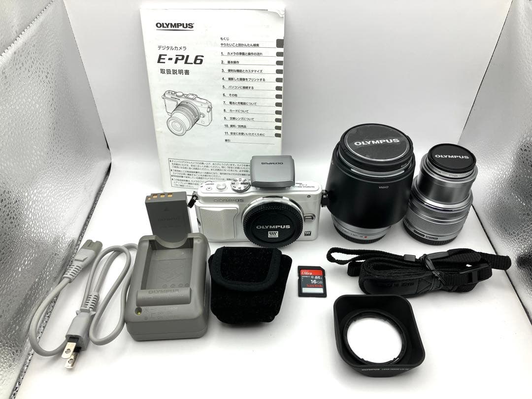 OLYMPUS E-PL6 ダブルズームキット ショット数29回 - メルカリ