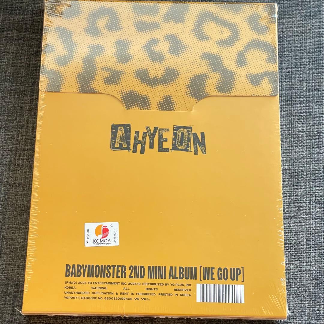 アヒョン ベビモン アルバム we go up 新品未開封 PATTERN - メルカリ