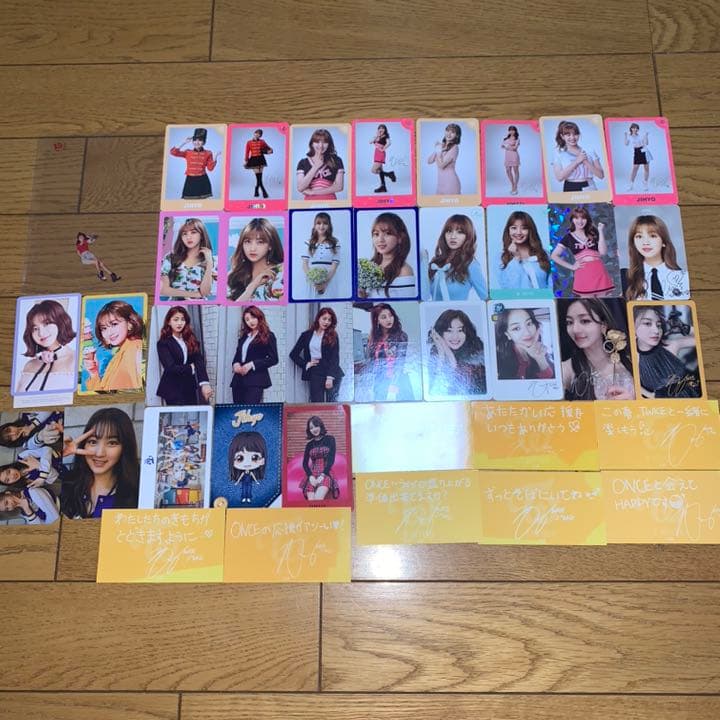 TWICE ジヒョ トレカ メセカ twice ジヒョ トレカセット formula of love - メルカリ