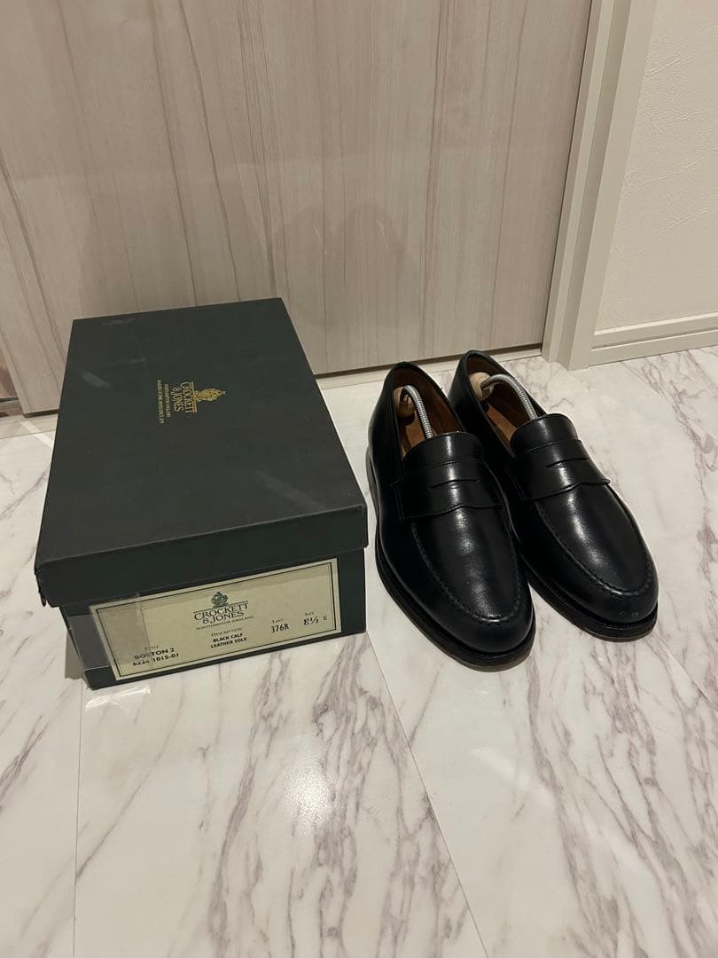 Crockett & Jones ローファー　Boston 2 0440070070488-BK-1?$VS_1500$