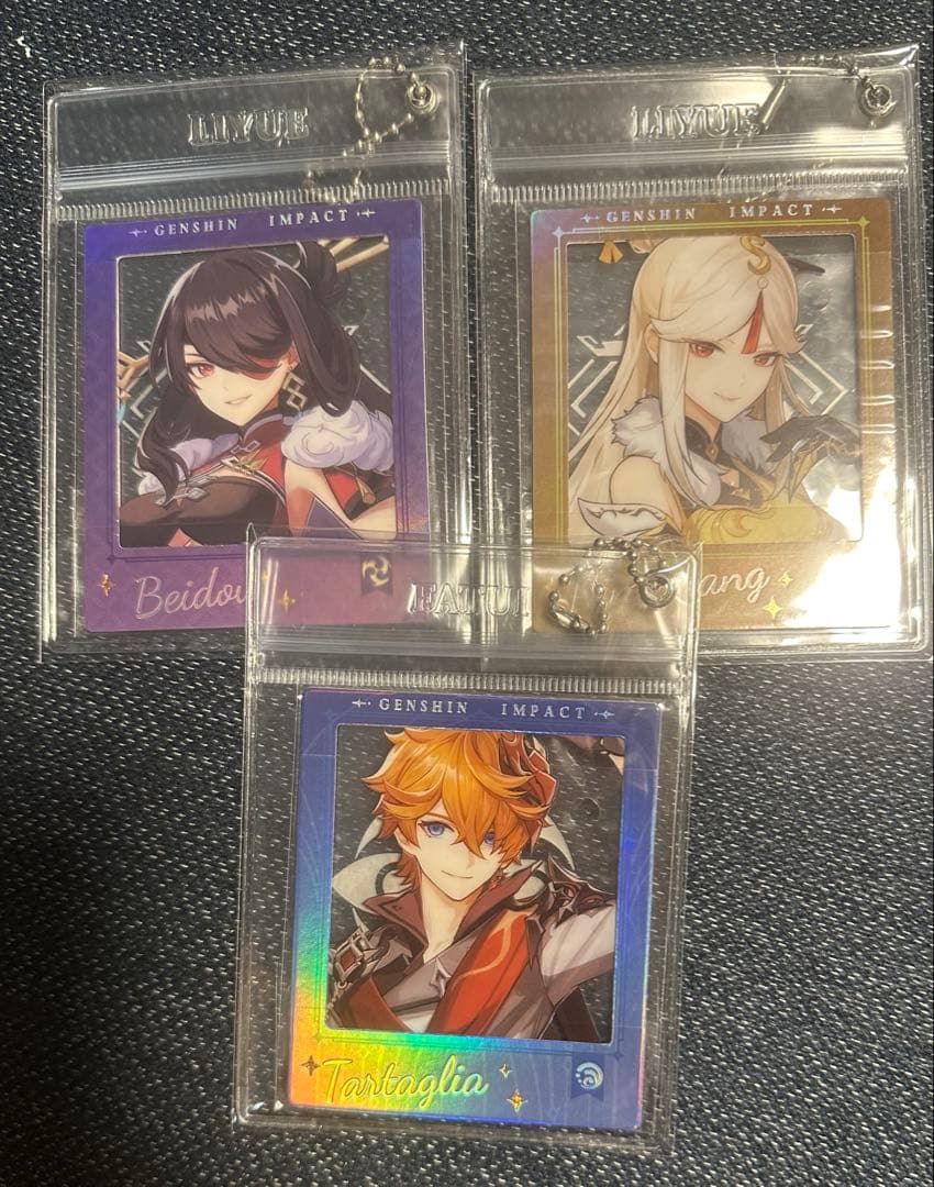 原神 タルタリヤ 北斗 凝光 ポラロイド 韓国 カフェ キーホルダー