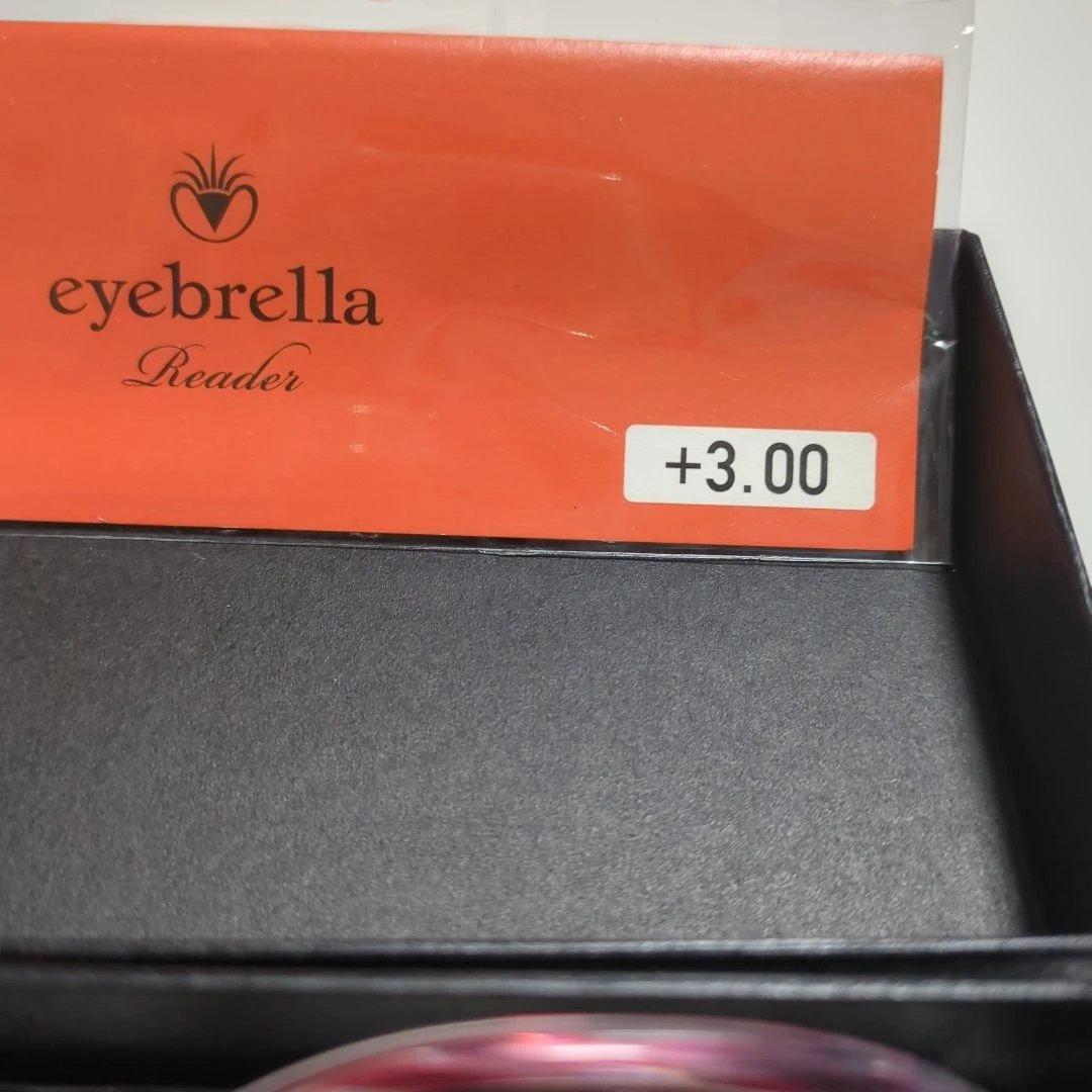 アイブレラ老眼鏡＋3.00 新品同様です。度数変更の為出品致します。