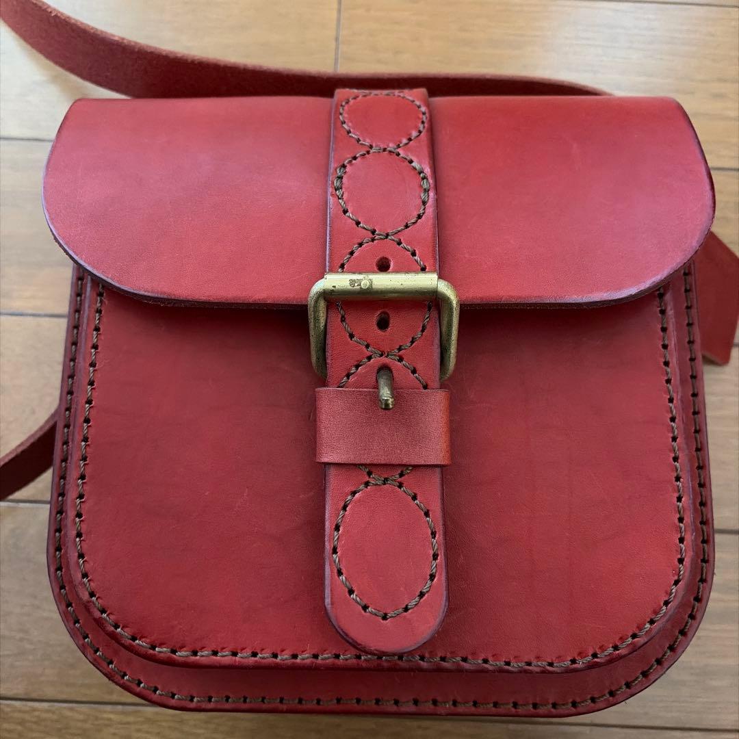 美*空様 【希少・美品】HERZ ヘルツ レザーショルダーバッグ＆ペン