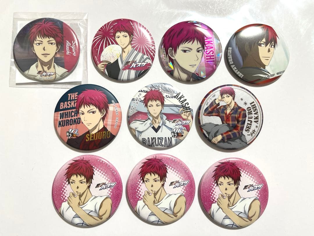 黒子のバスケ 黒バス 赤司征十郎 缶バッジ まとめ売り - メルカリ