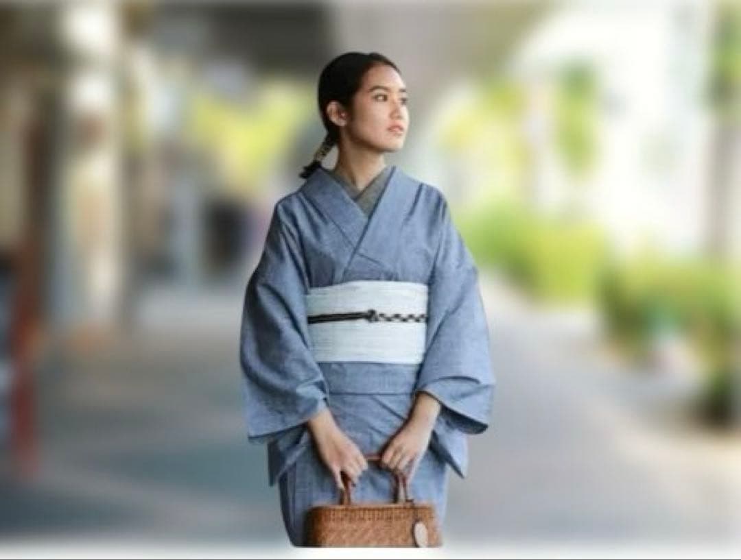 木綿着物 久留米織 たゆたふ BOTAN Mサイズ - メルカリ