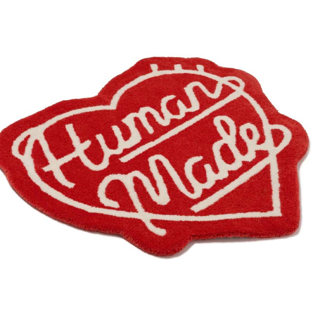 小物 HUMAN MADE Heart Rug Small \"Red\"