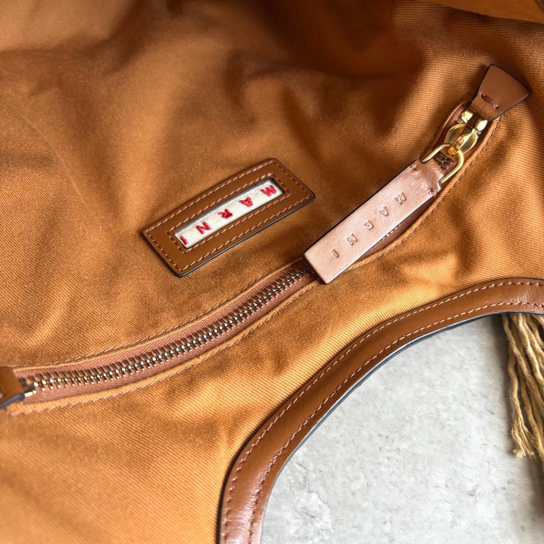 りくる様】MARNI Marcel ロープ トート ハンドバッグ かごバッグの通販