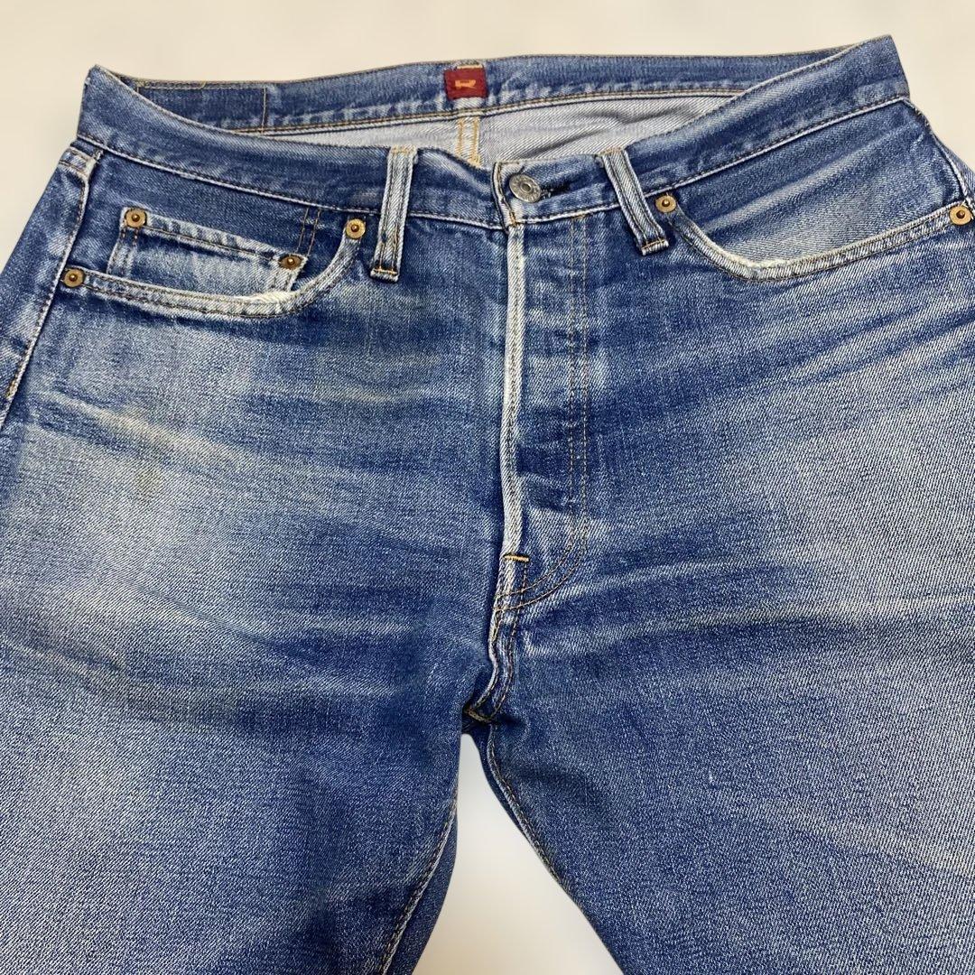 リゾルト710 W34L32 ストレートジーンズ セルビッチ 501 66 - メルカリ