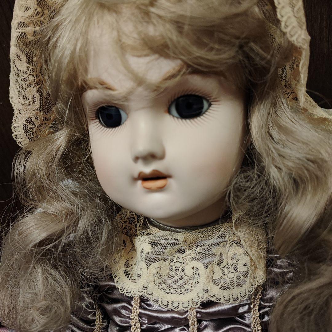 ビンテージビスクドール アンティークドール - メルカリ